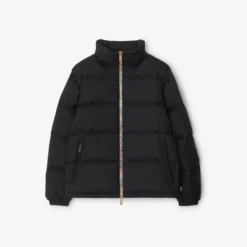 Checker-tape Snowdon Puffer Jacket