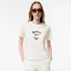 Check Flag Cotton T-shirt
