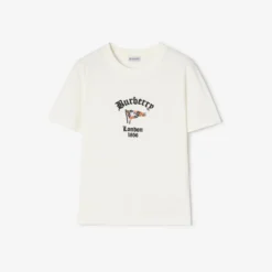 Check Flag Cotton T-shirt