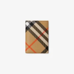 Check Folding Card Case