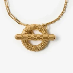 Check Granulation T-Bar Bracelet​
