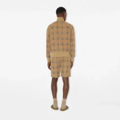 Check Jersey Shorts