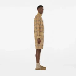 Check Jersey Shorts