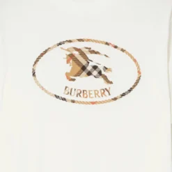 Check Knight Stamp Cotton T-shirt