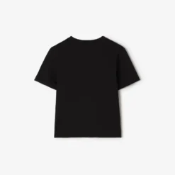 Check Knight Stamp Cotton T-shirt