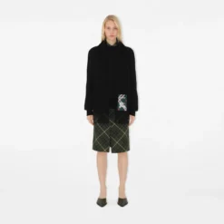 Check Label Cashmere Scarf