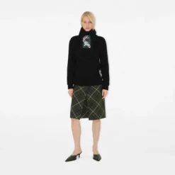 Check Label Cashmere Scarf