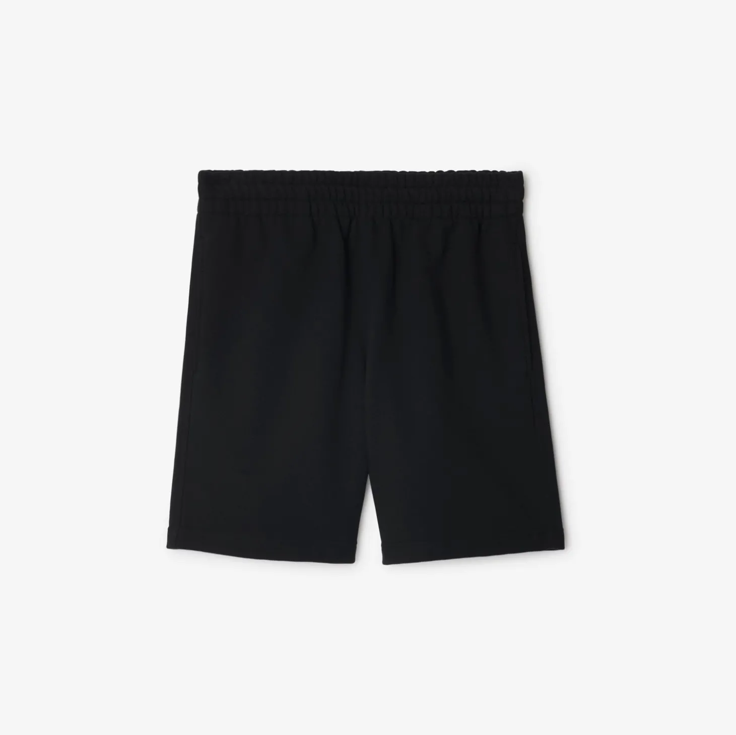 Check Label Cotton Shorts