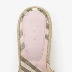Check Mews Espadrille Mules