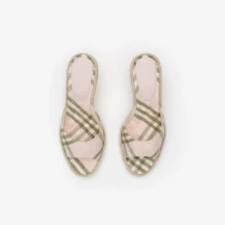 Check Mews Espadrille Mules​