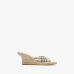 Check Mews Espadrille Mules​