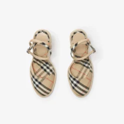 Check Mews Espadrille Pumps