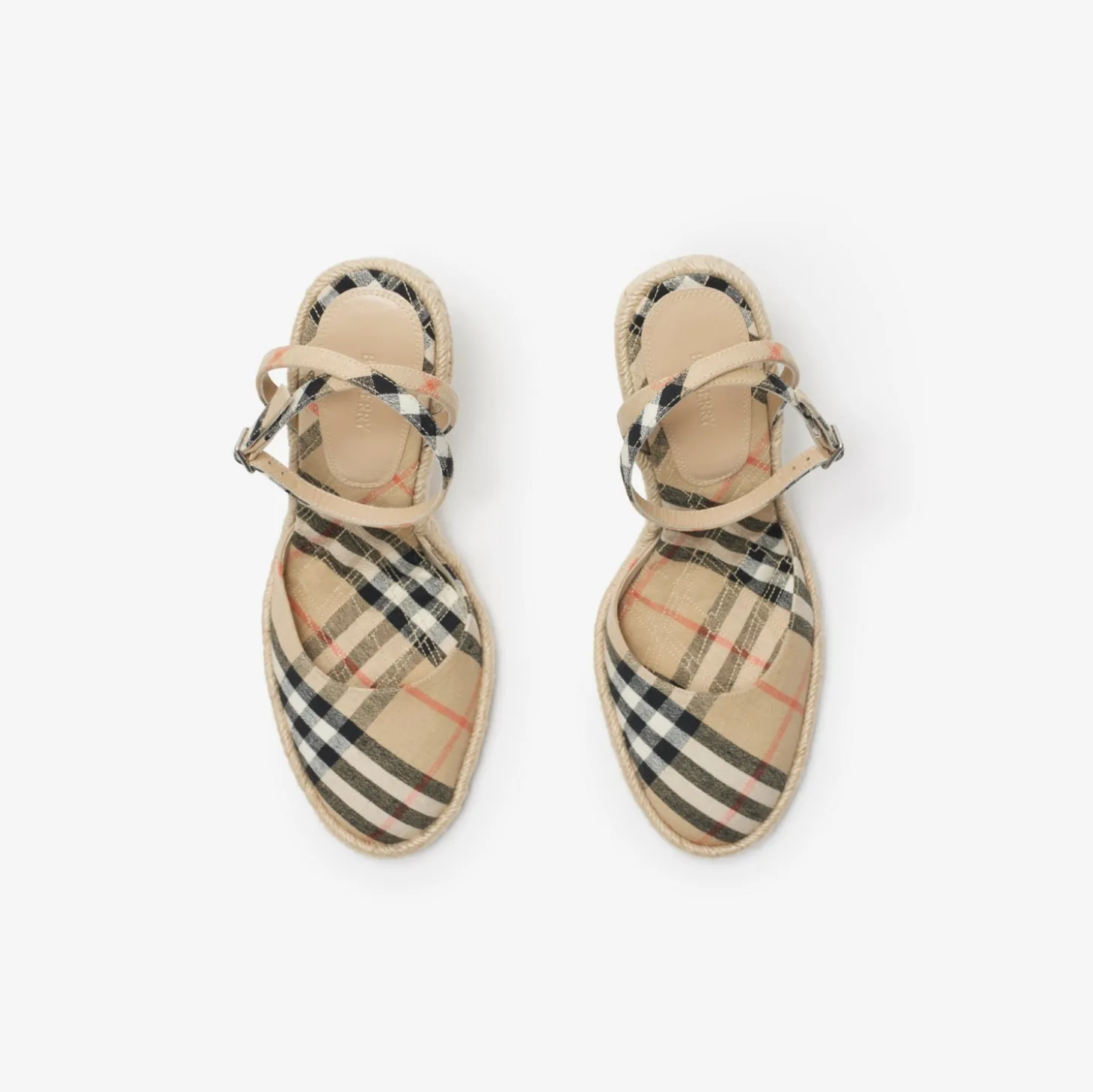Check Mews Espadrille Pumps