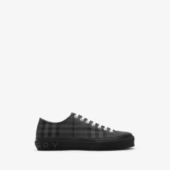 Check Nylon Blend Sneakers