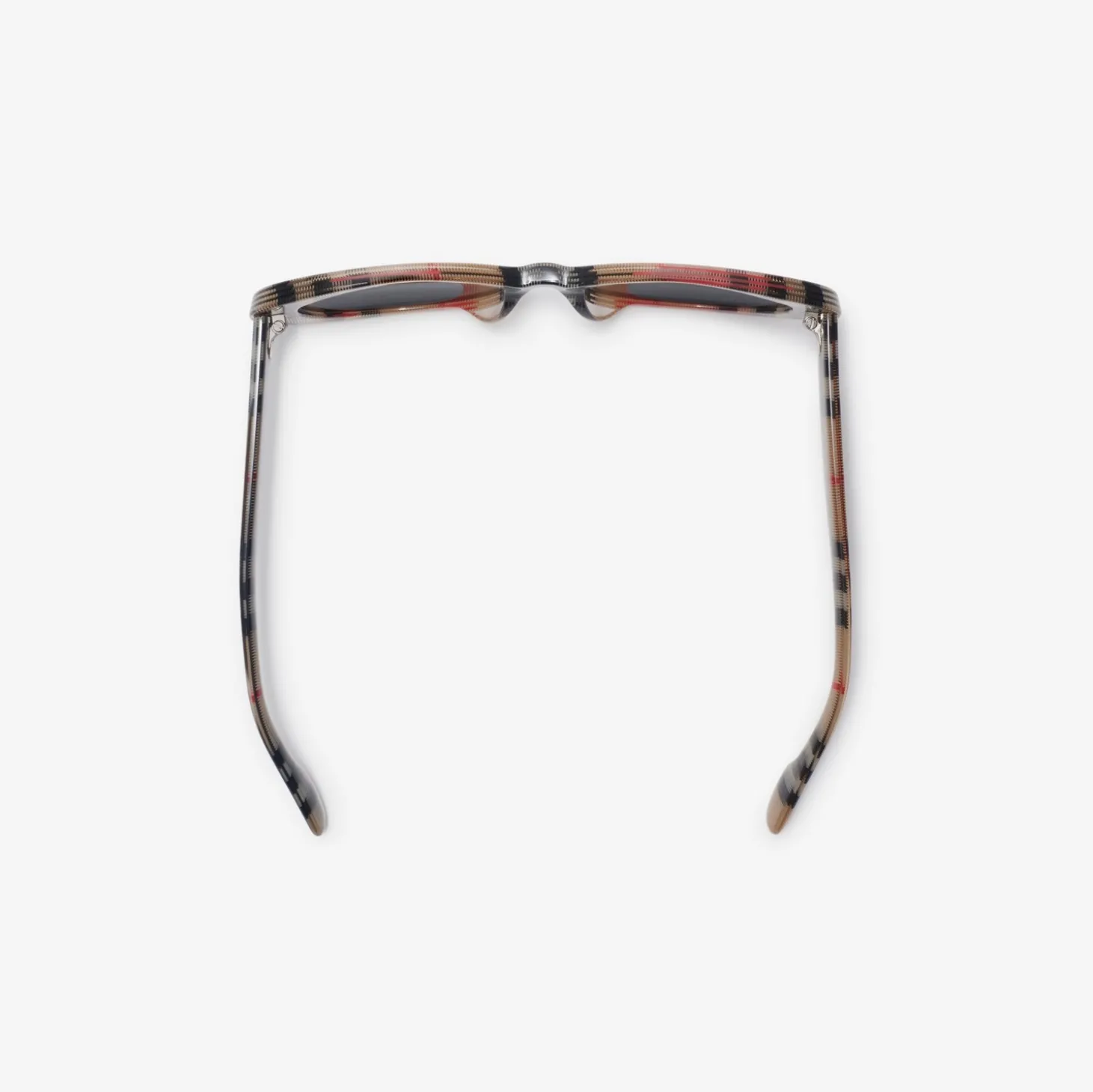 Check Oval Sunglasses