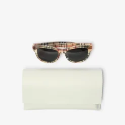 Check Round Sunglasses