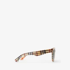 Check Round Sunglasses