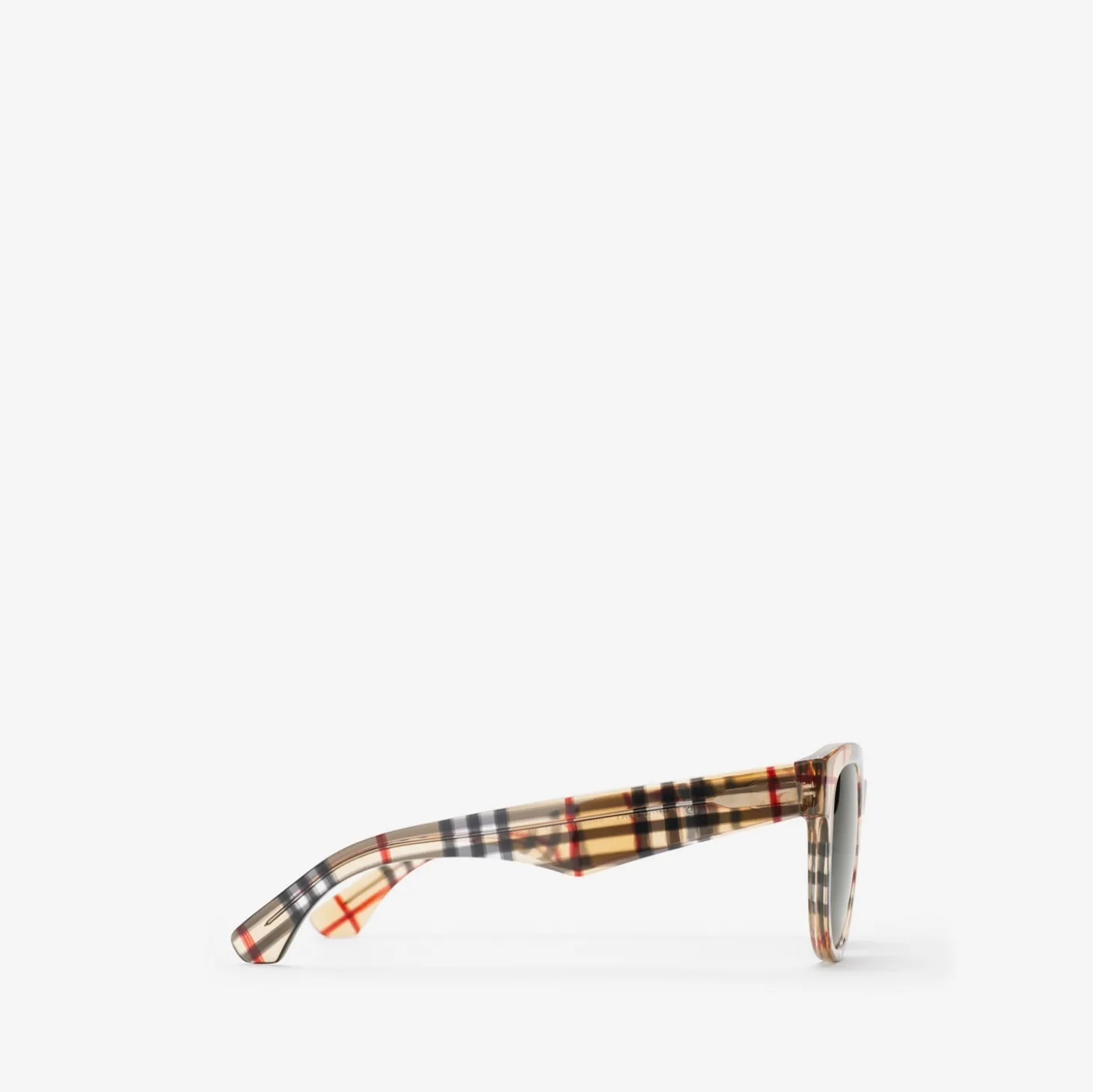 Check Round Sunglasses