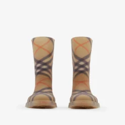 Check Rubber Marsh High Boots