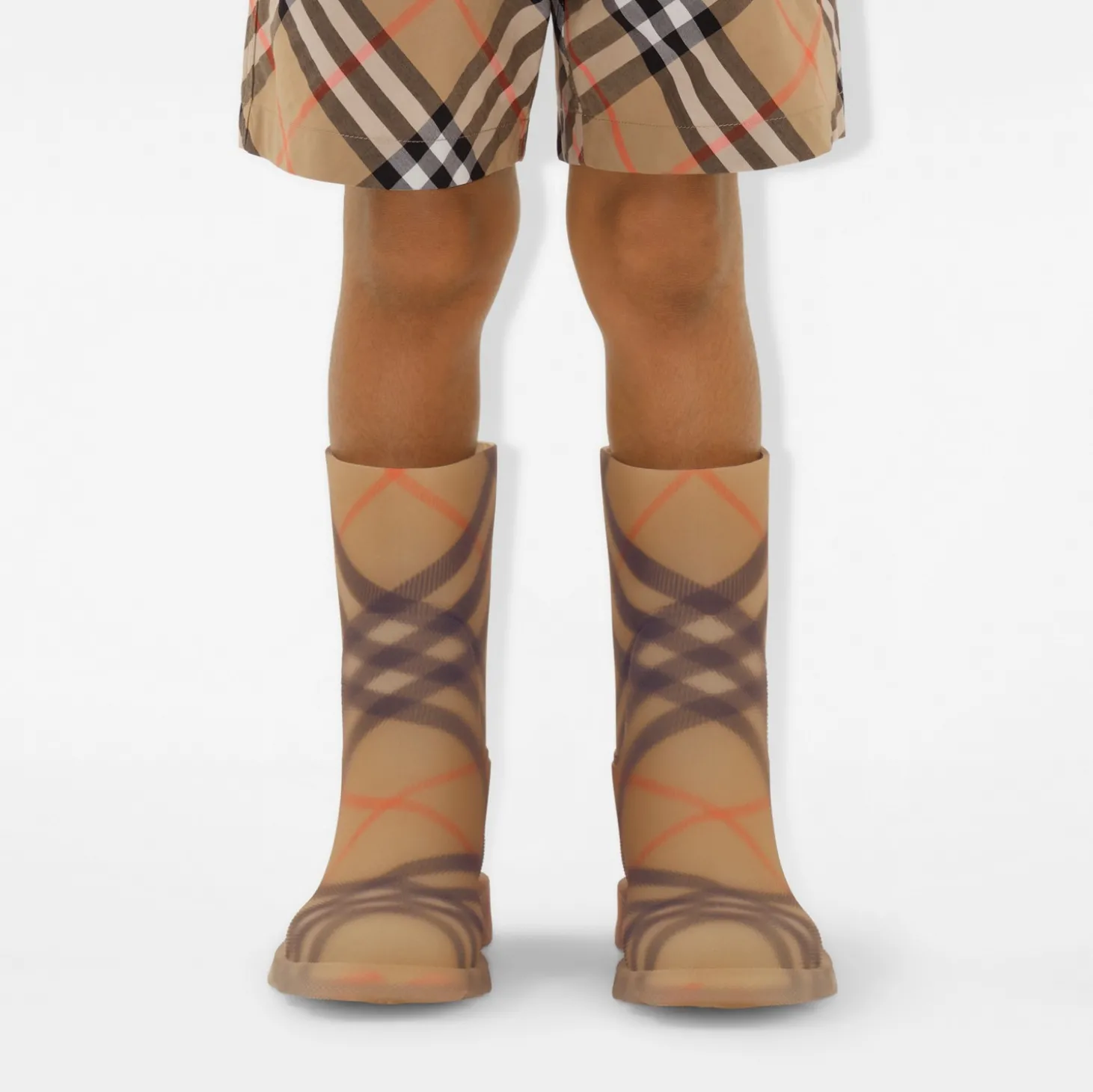 Check Rubber Marsh High Boots
