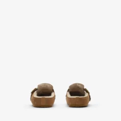 Check Shearling Urchin Clogs