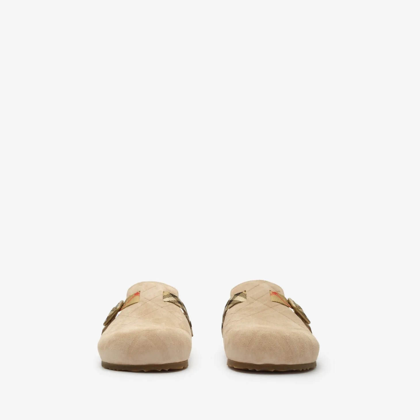 Check Shearling Urchin Clogs