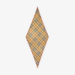 Check Silk Scarf