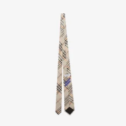 Check Silk Tie