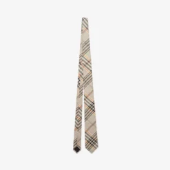 Check Silk Tie