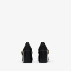 Check Strap Leather Robin Shoes