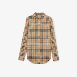 Check Stretch Cotton Shirt