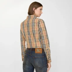 Check Stretch Cotton Shirt