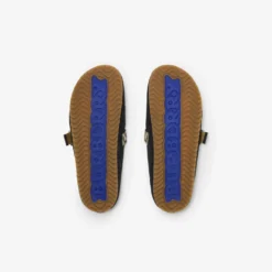 Check Suede Urchin Clogs
