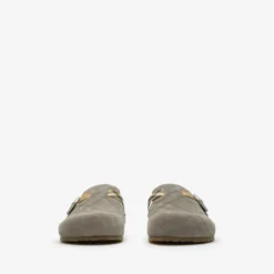 Check Suede Urchin Clogs