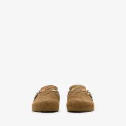 Check Suede Urchin Clogs
