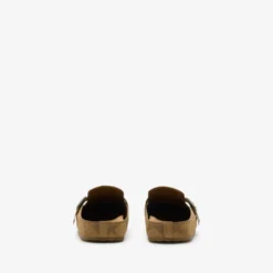 Check Suede Urchin Clogs