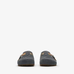 Check Suede Urchin Clogs