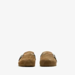 Check Suede Urchin Clogs