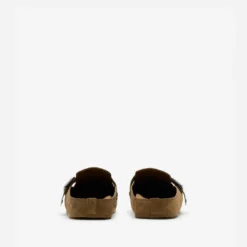 Check Suede Urchin Clogs