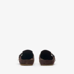 Check Suede Urchin Clogs
