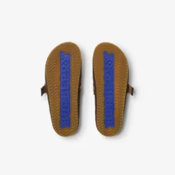 Check Suede Urchin Clogs