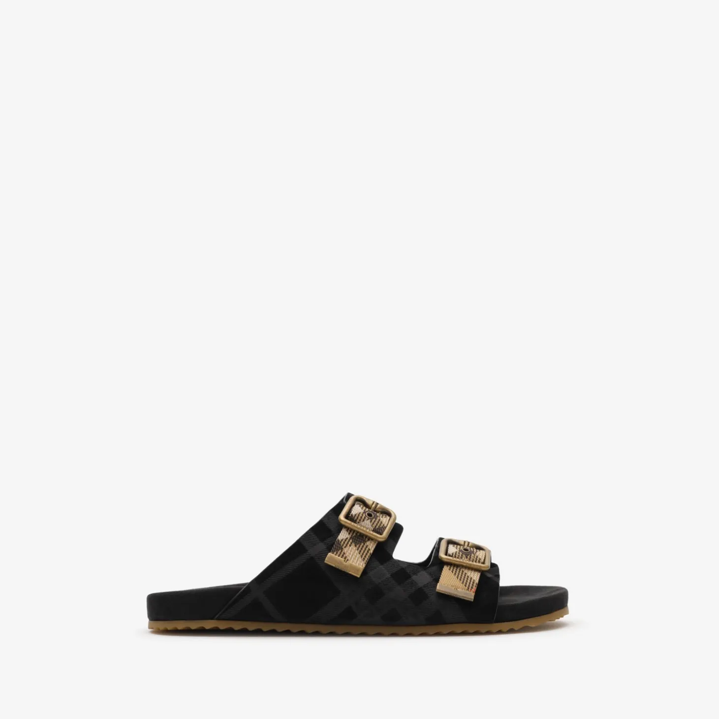 Check Suede Urchin Sandals