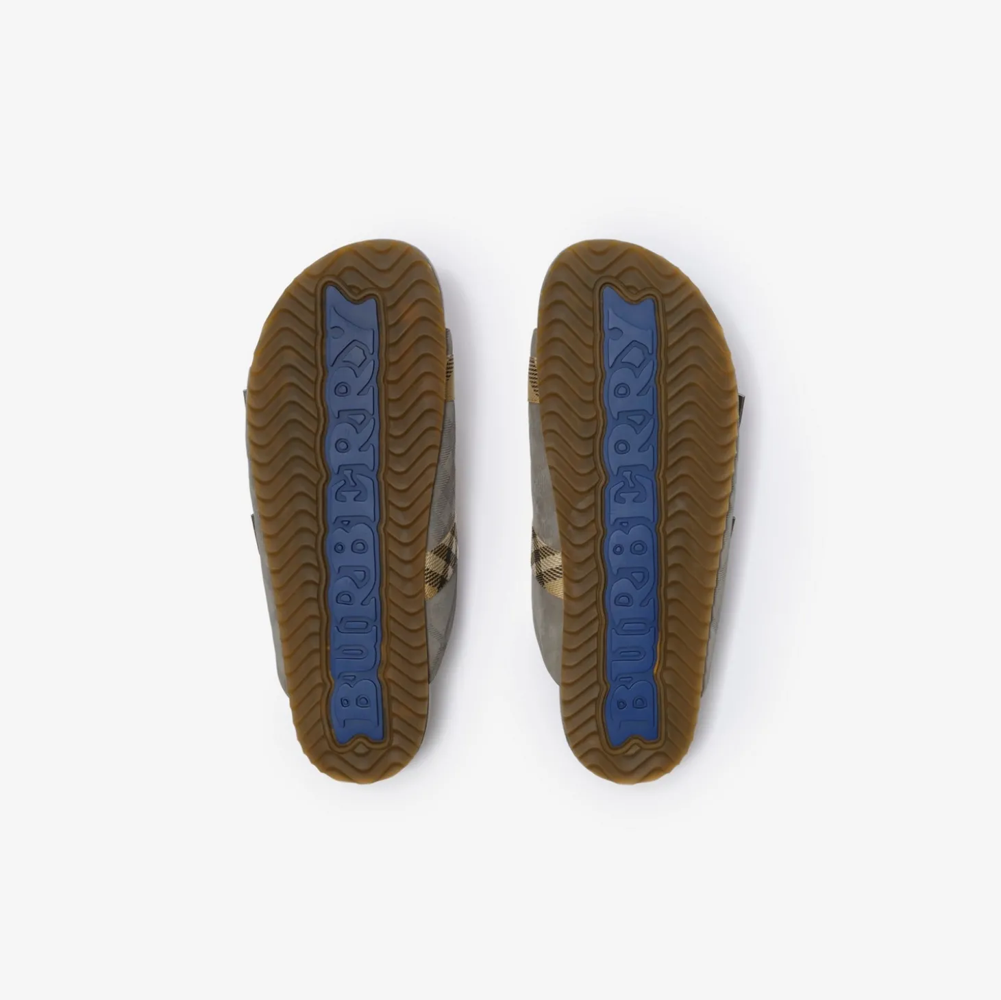 Check Suede Urchin Sandals