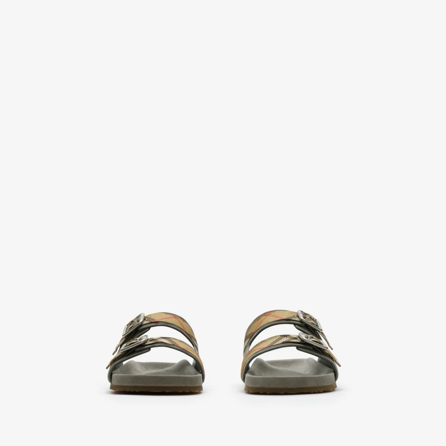 Check Suede Urchin Sandals