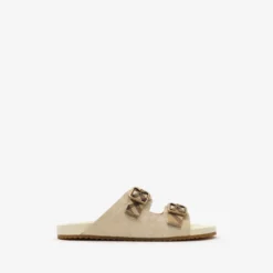 Check Suede Urchin Sandals
