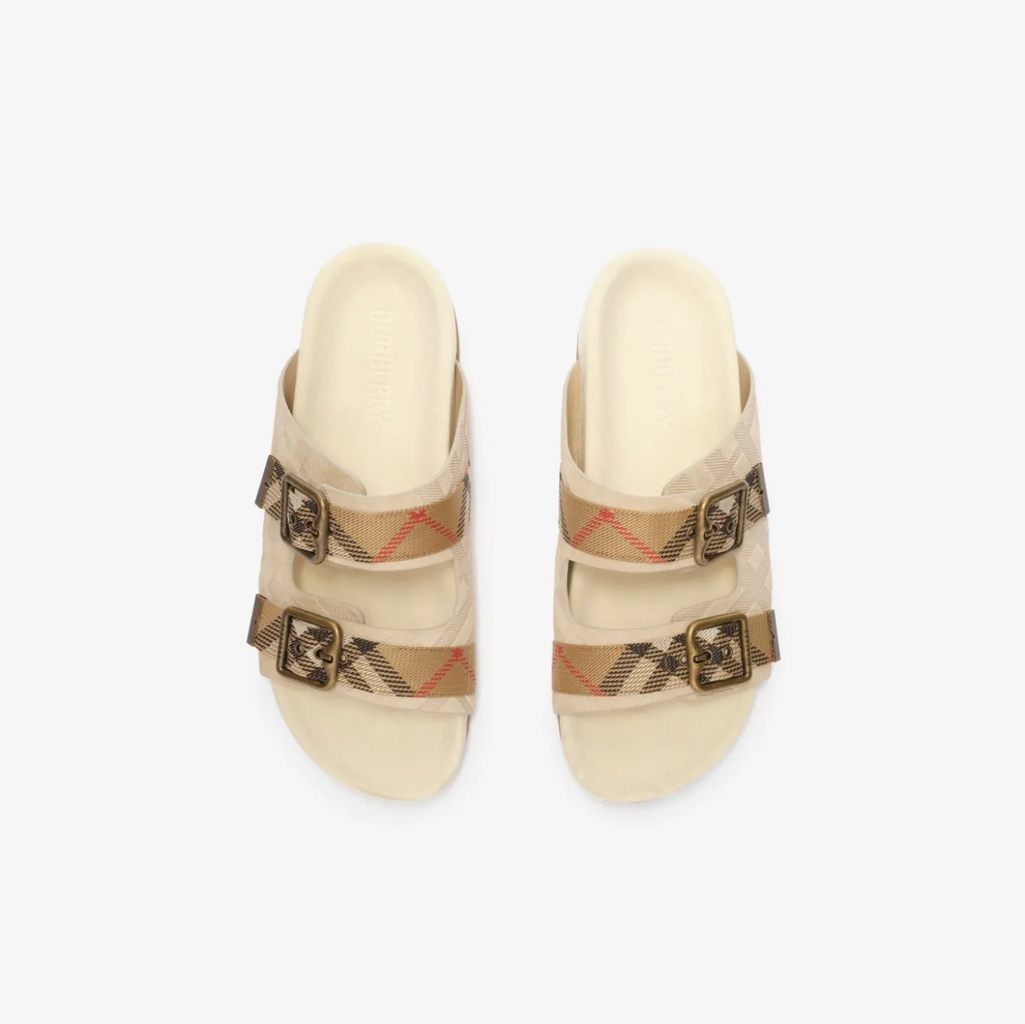 Check Suede Urchin Sandals