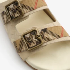 Check Suede Urchin Sandals