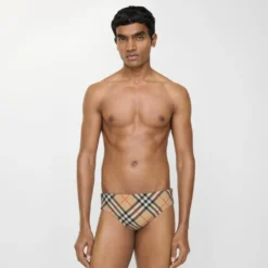 Check Swim Briefs