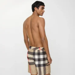 Check Swim Shorts