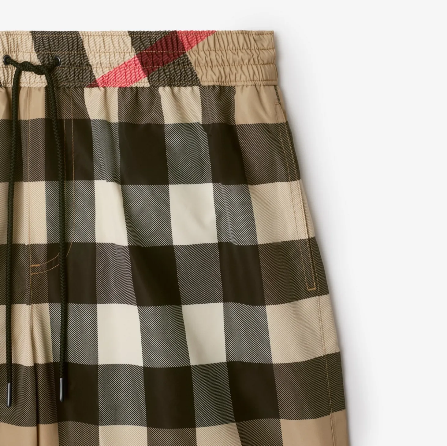Check Swim Shorts